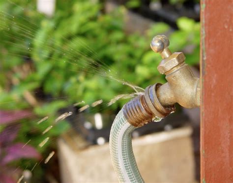 why does my hose connection leak|How to Stop a Garden Hose Connection from Leaking